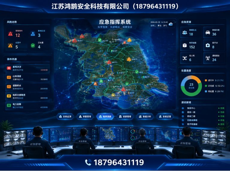 伊春应急指挥系统展示图